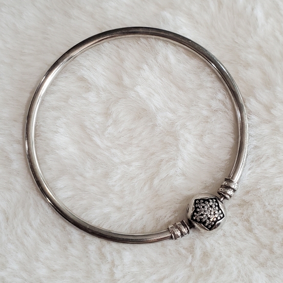 Pandora Jewelry - Pandora sterling silver bangle bracelet 6.7"